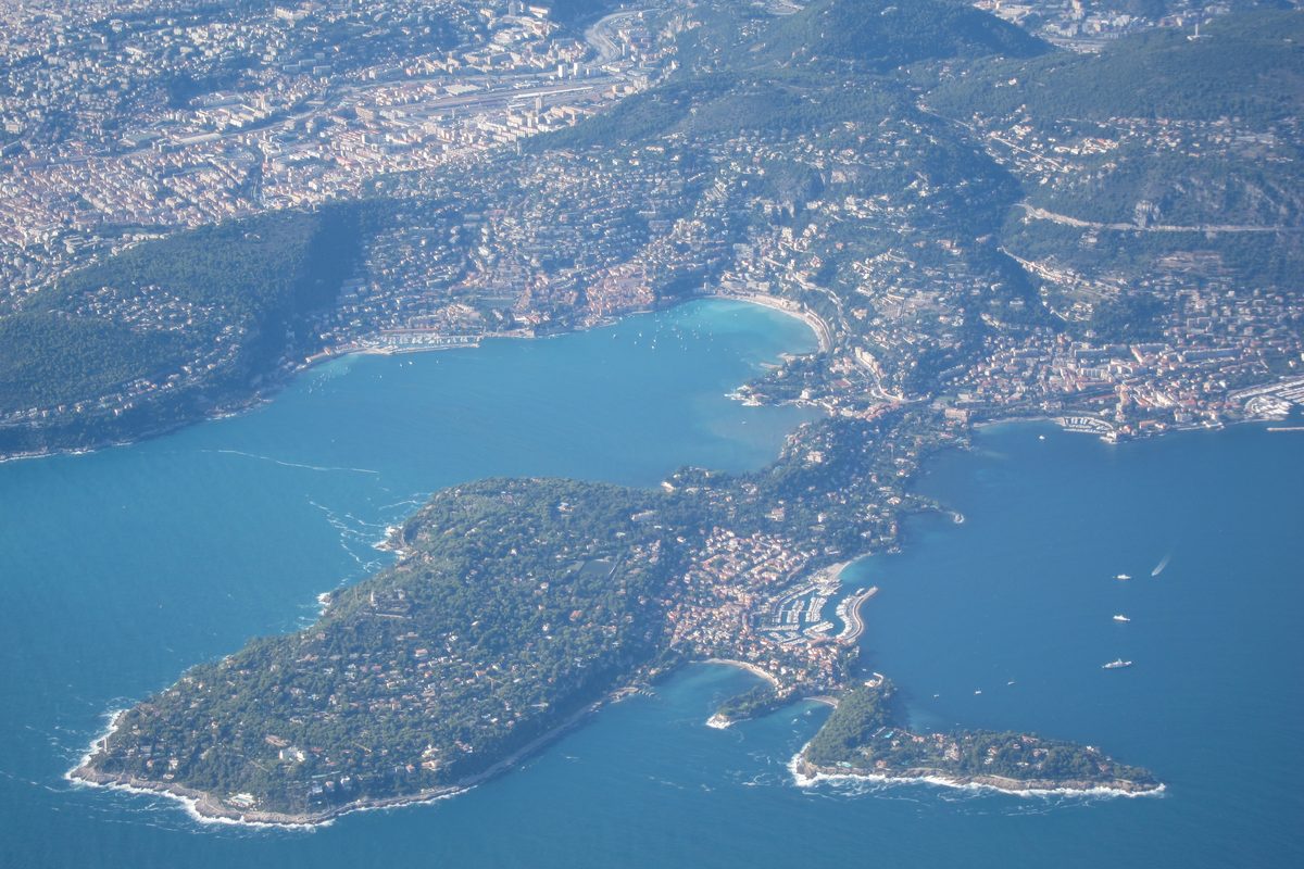 The green peninsula of Saint-Jean-Cap-Ferrat
